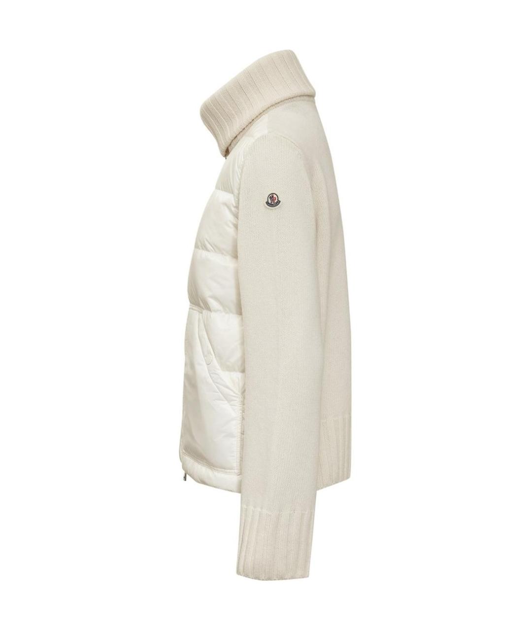 MONCLER Белый пуховик, фото 3