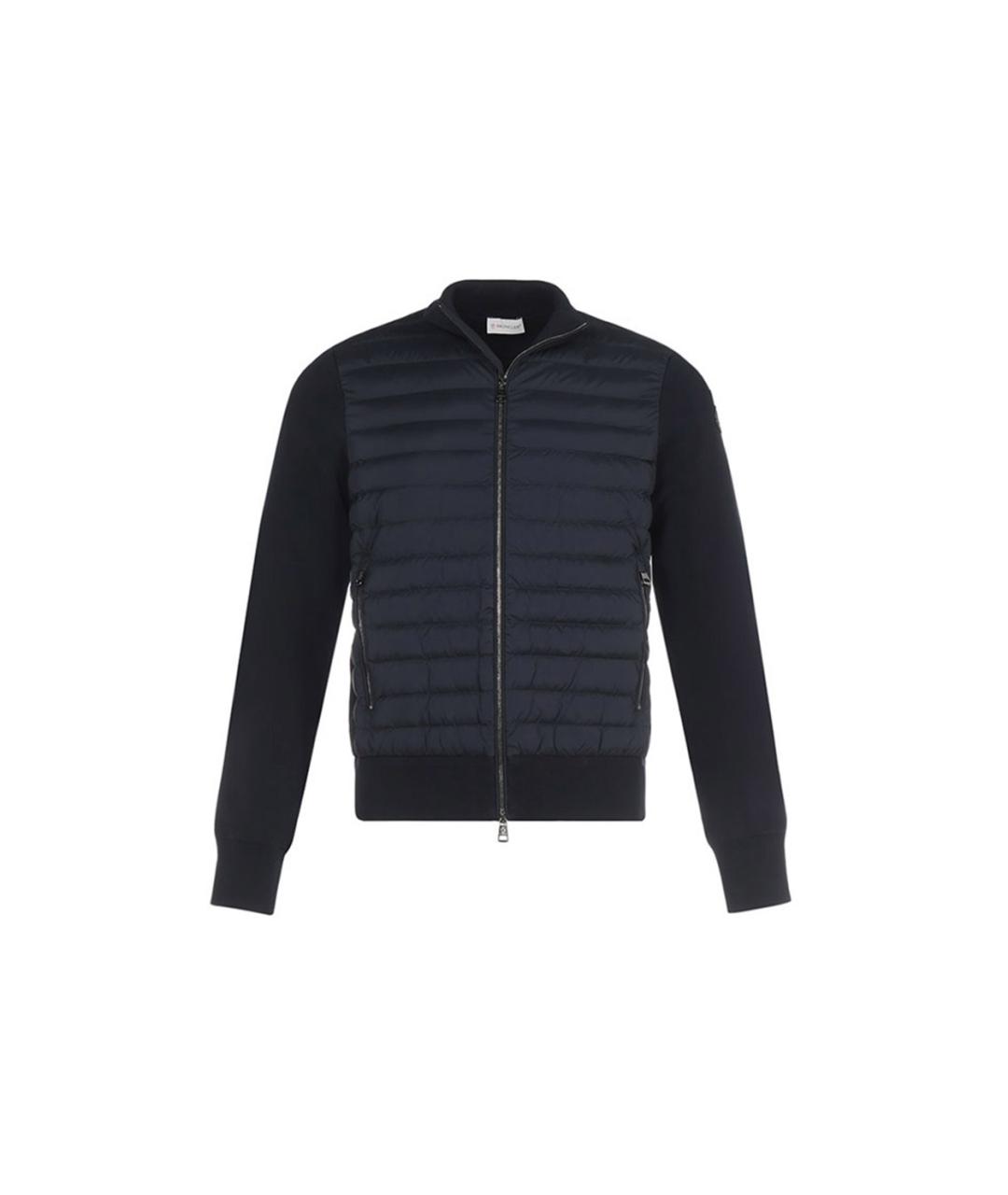 MONCLER Темно-синий пуховик, фото 5