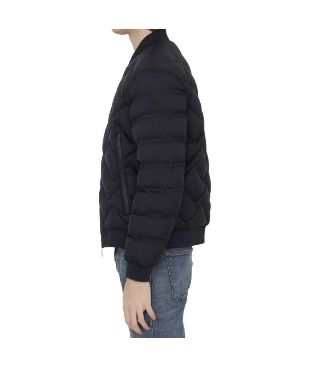 MONCLER Черный пуховик, фото 5