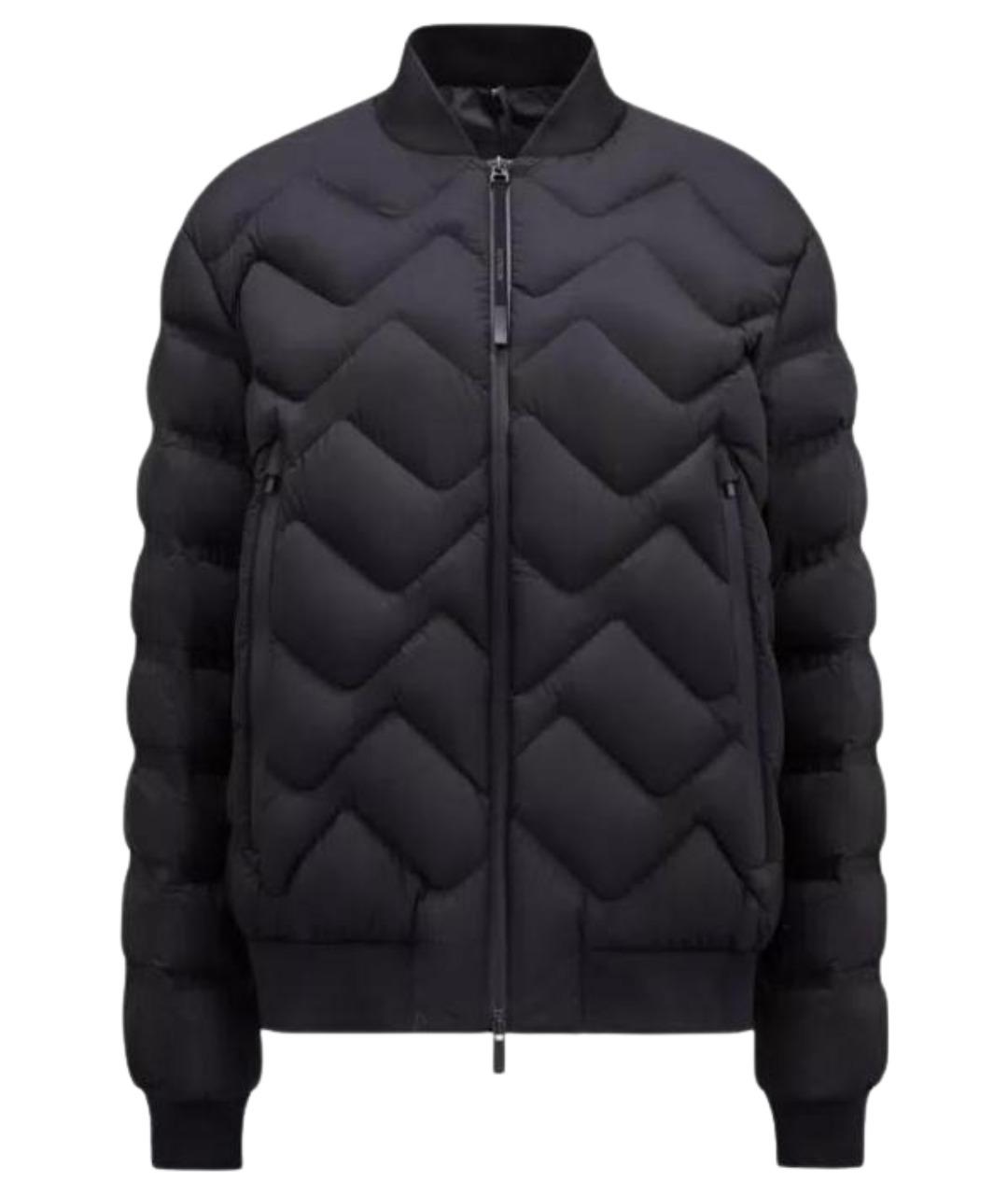 MONCLER Черный пуховик, фото 1