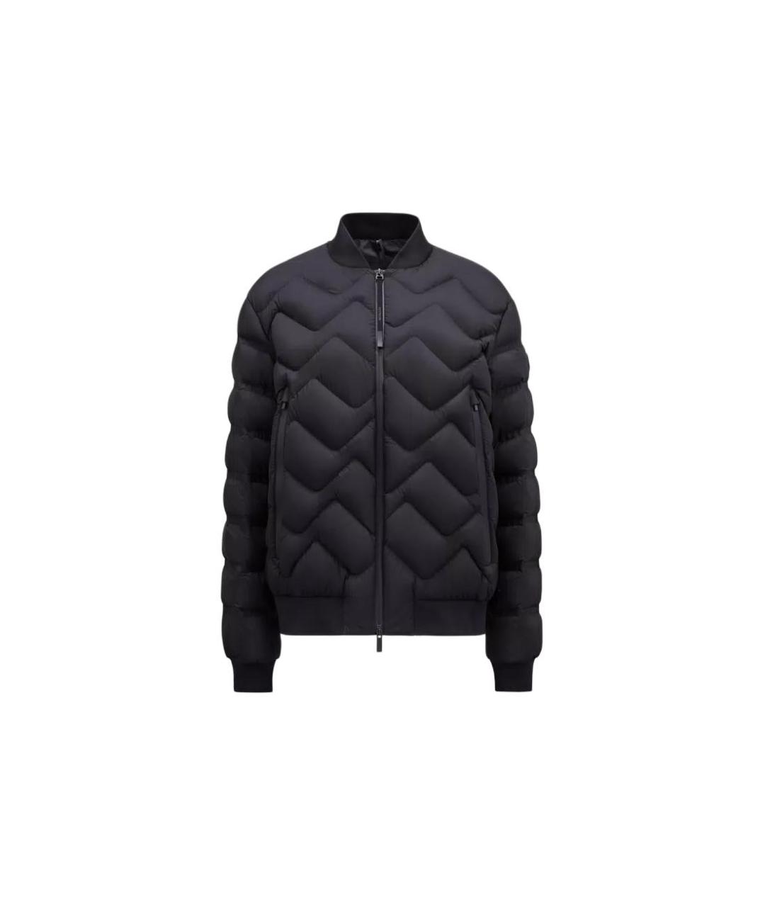 MONCLER Черный пуховик, фото 6