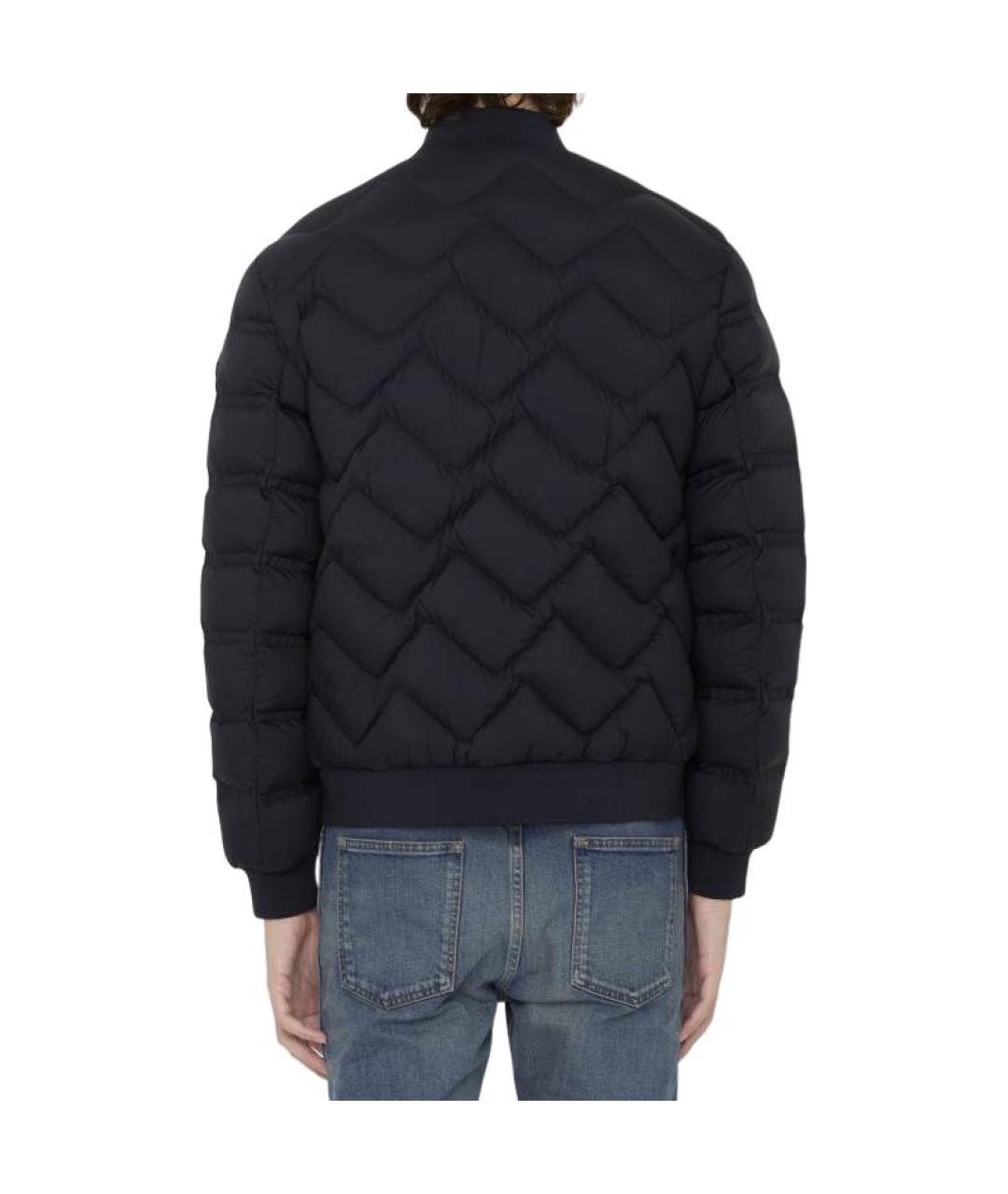 MONCLER Черный пуховик, фото 3