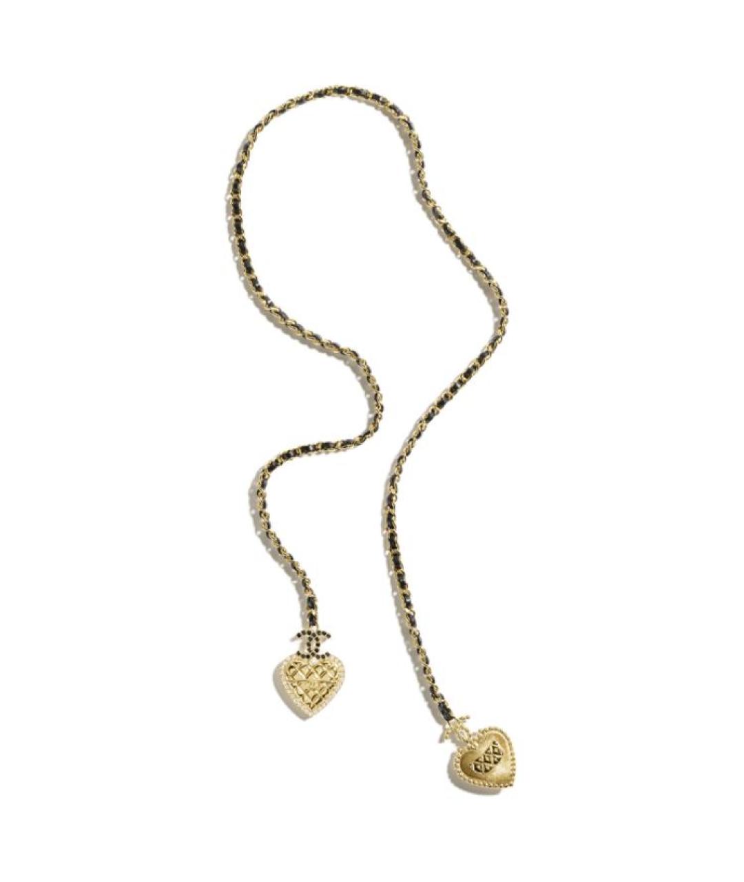 CHANEL Золотая металлическая подвеска, фото 2