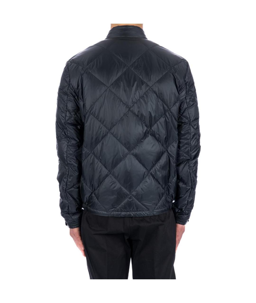 MONCLER Черный пуховик, фото 2
