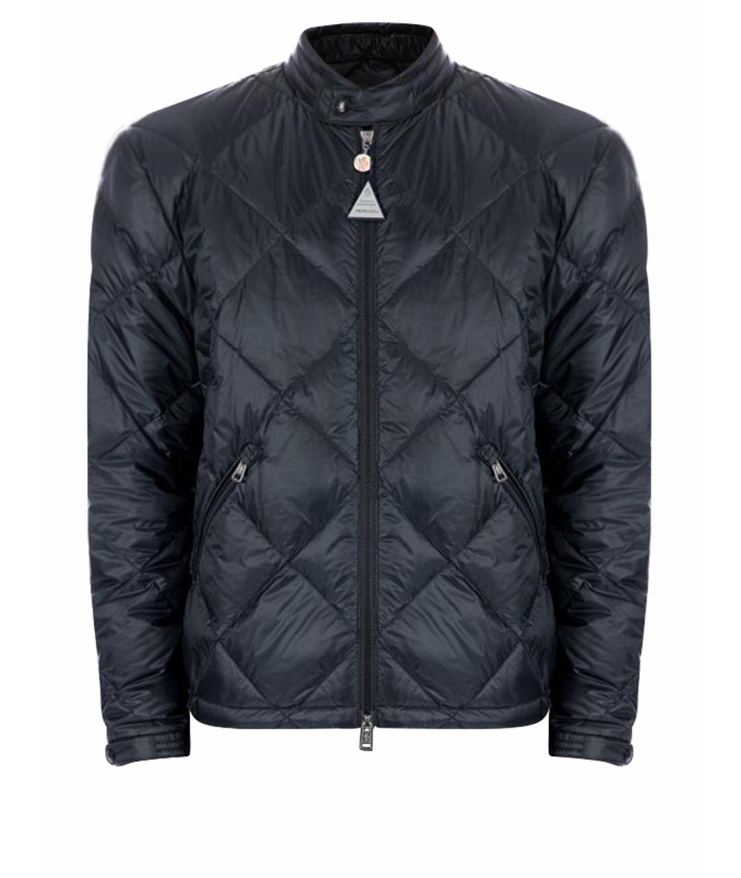 MONCLER Черный пуховик, фото 1