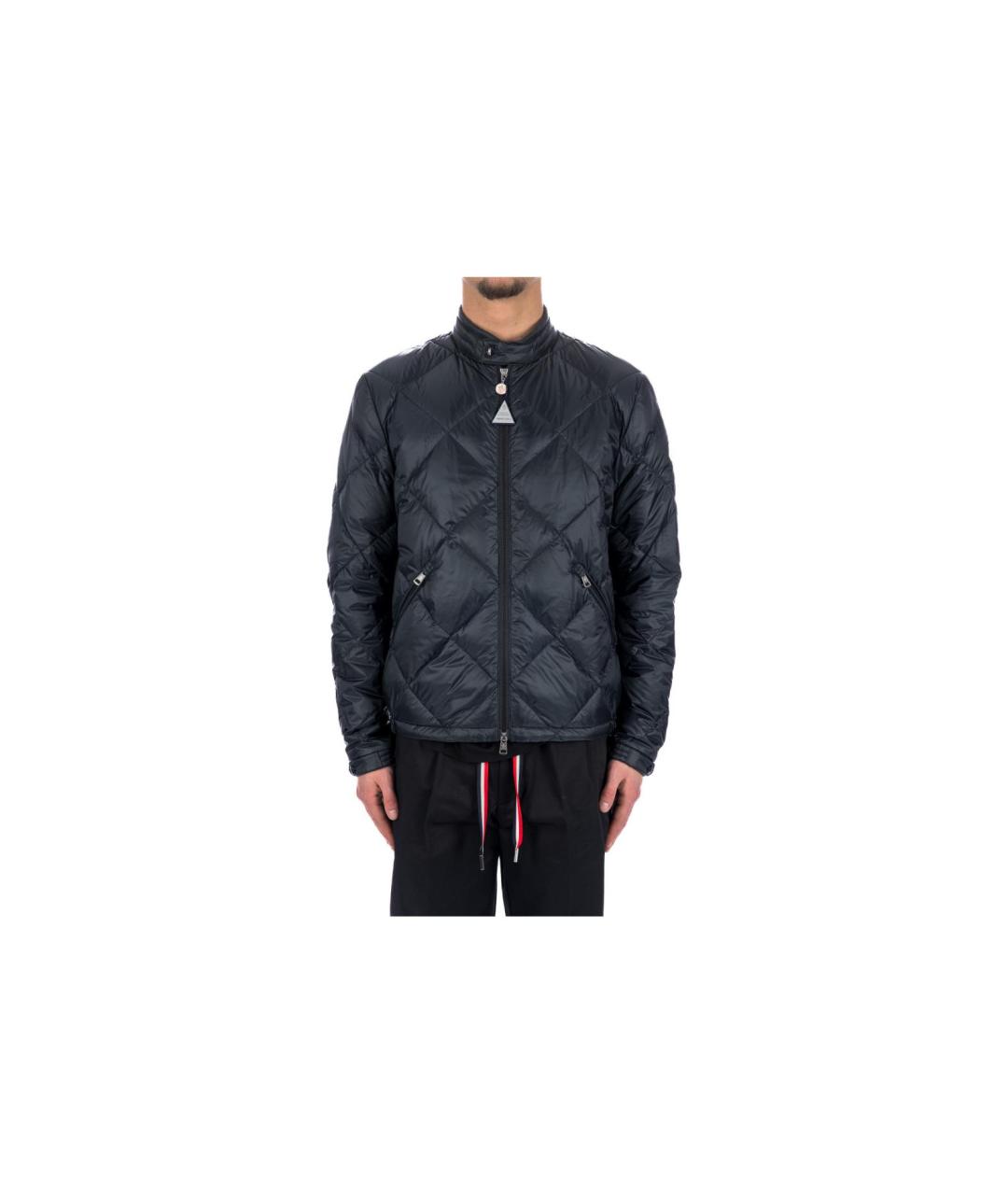 MONCLER Черный пуховик, фото 5