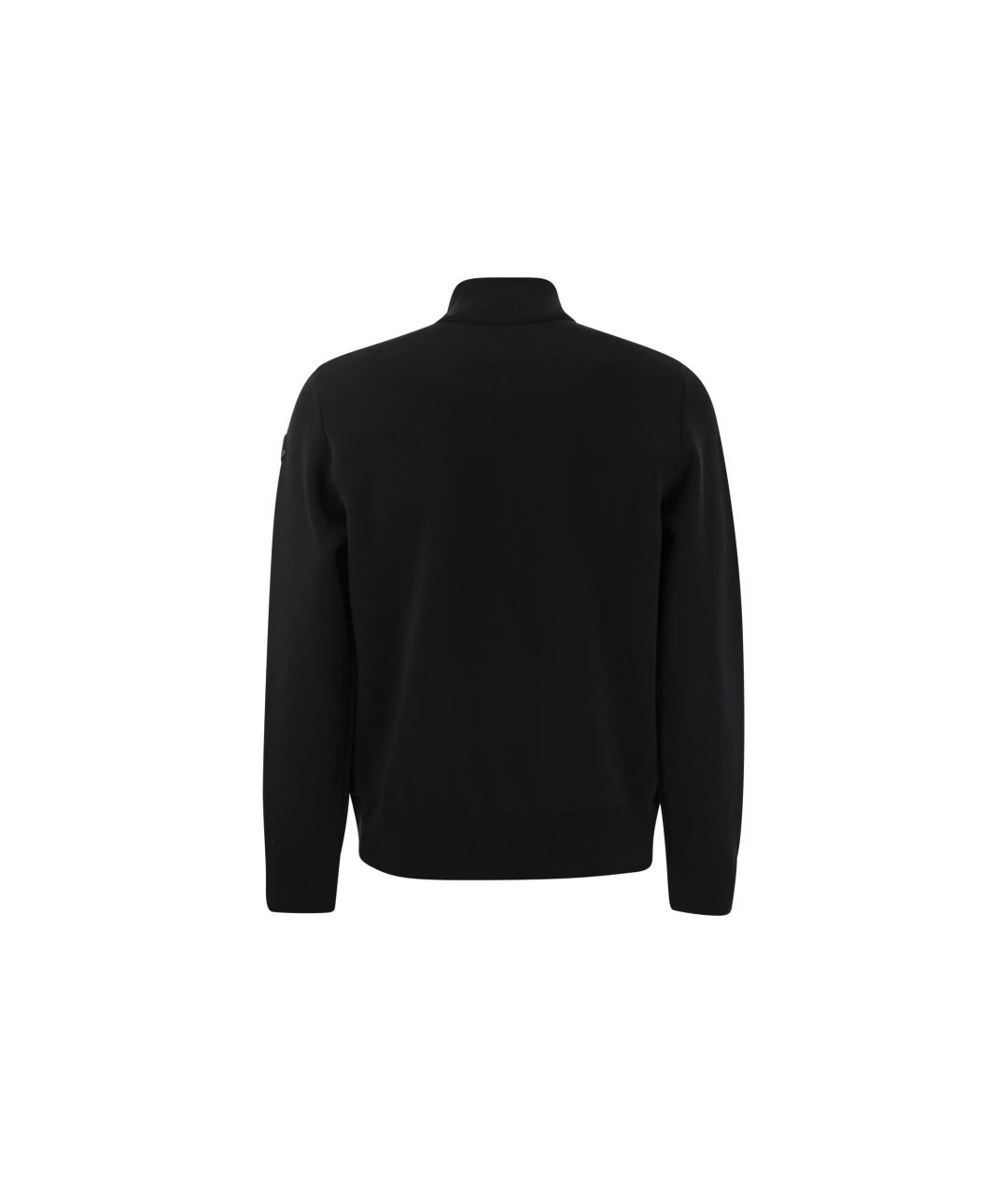 MONCLER Черный пуховик, фото 2