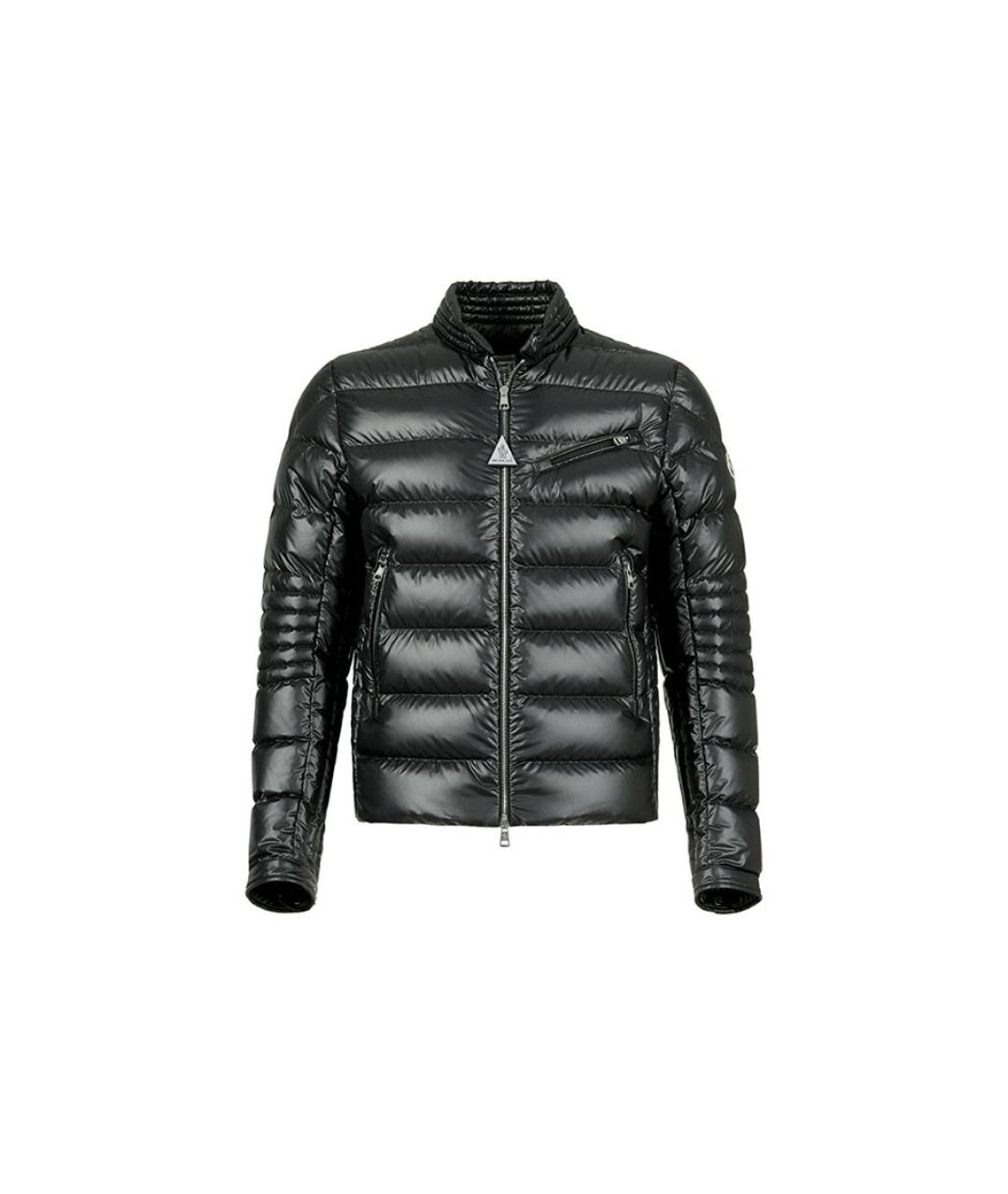 MONCLER Черный пуховик, фото 1