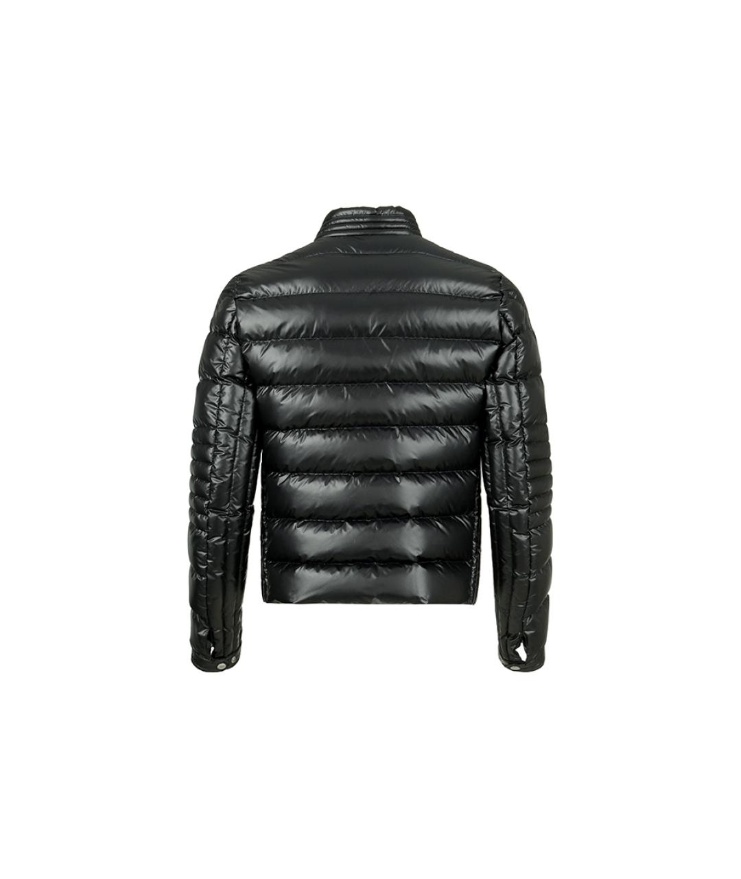 MONCLER Черный пуховик, фото 2
