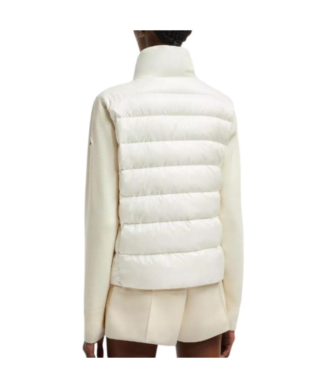 MONCLER Белый пуховик, фото 5