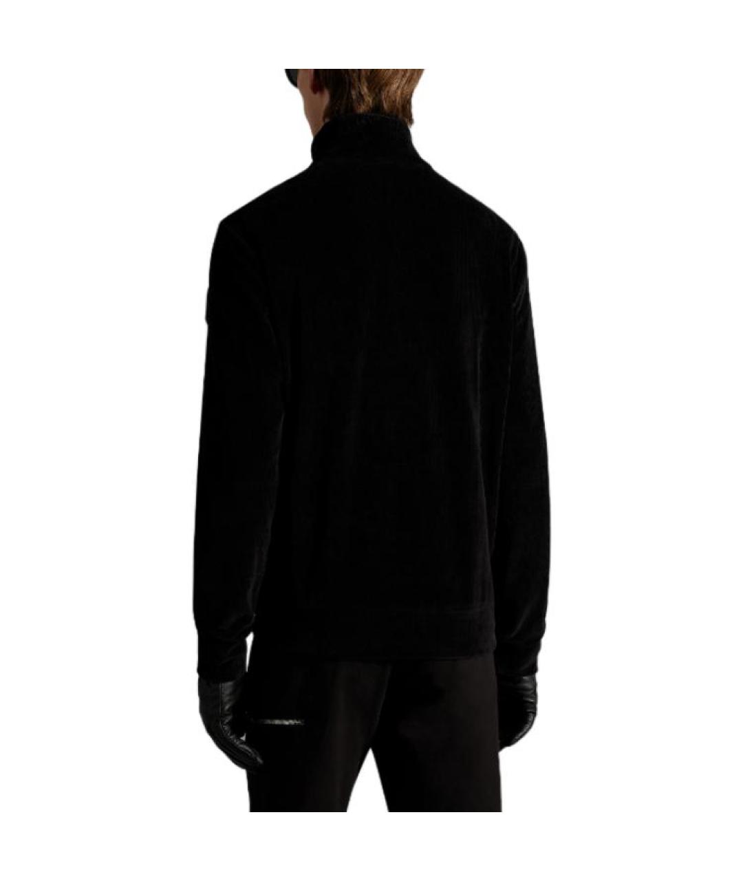 MONCLER Черный пуховик, фото 3