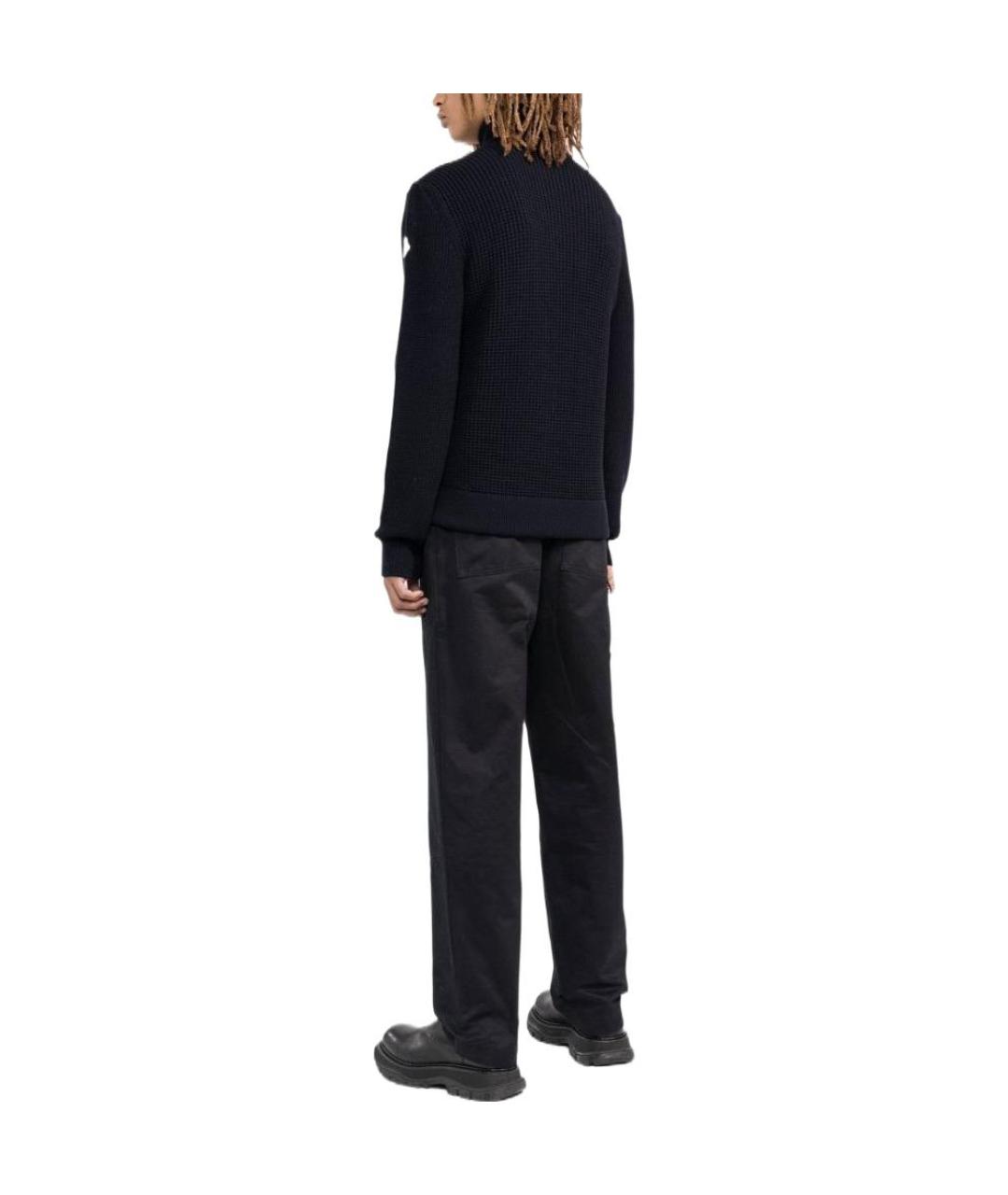 MONCLER Черный пуховик, фото 3