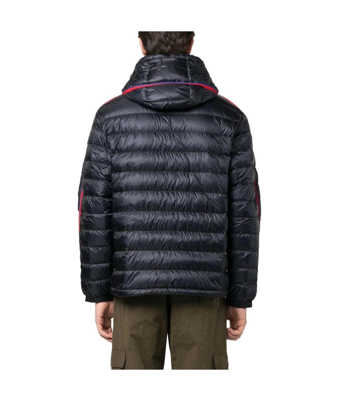 MONCLER Темно-синий пуховик, фото 5