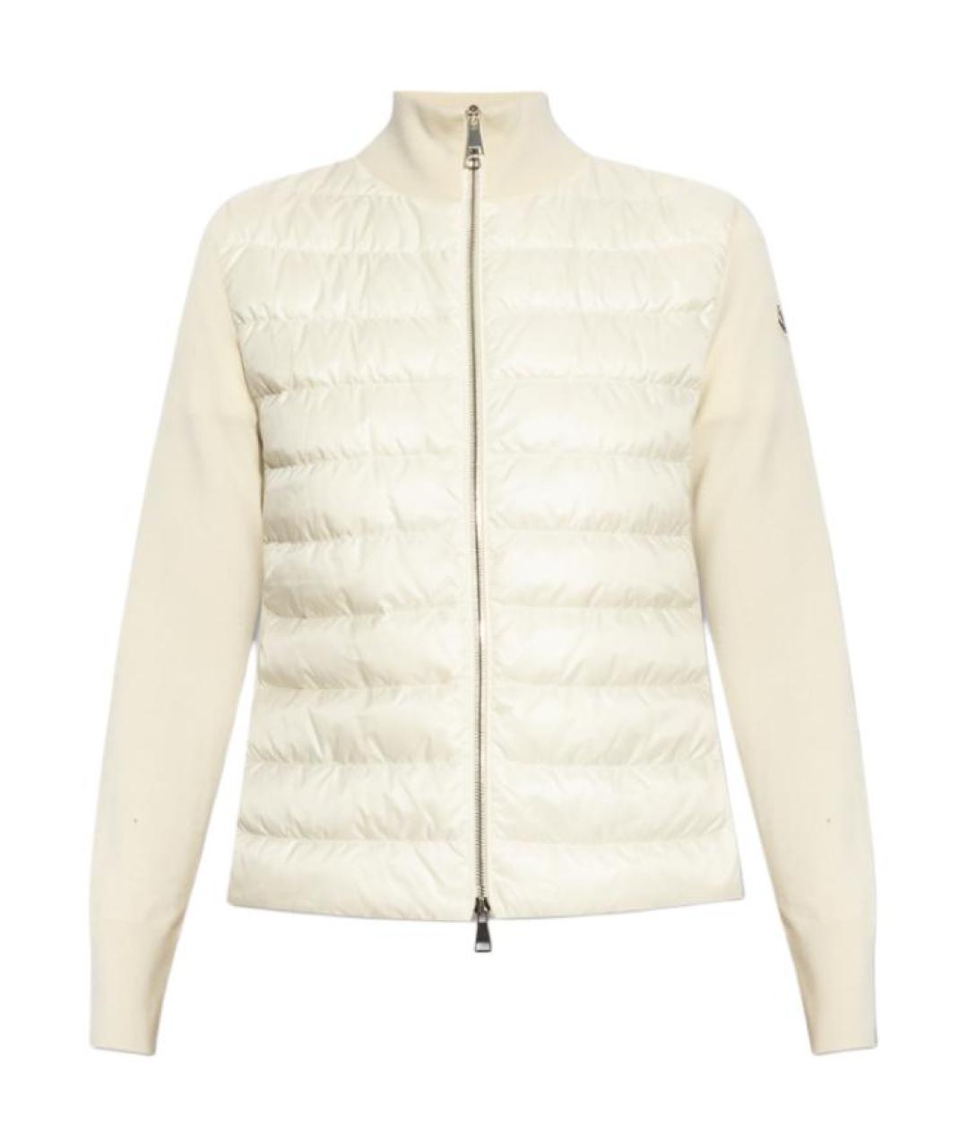 MONCLER Бежевый пуховик, фото 1