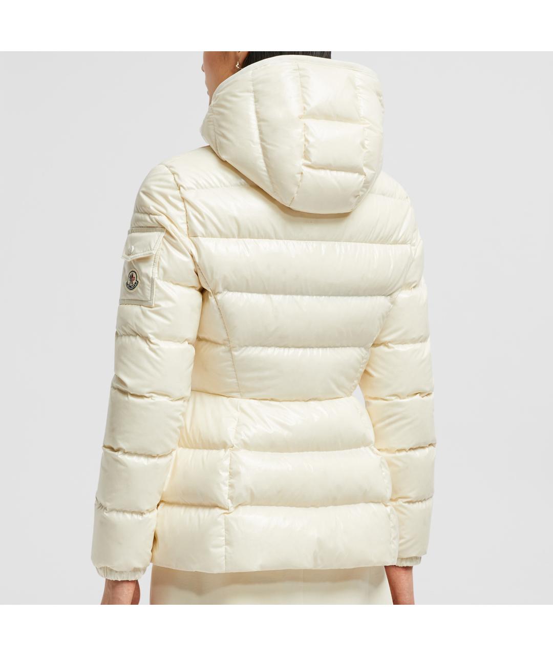 MONCLER Белый пуховик, фото 2