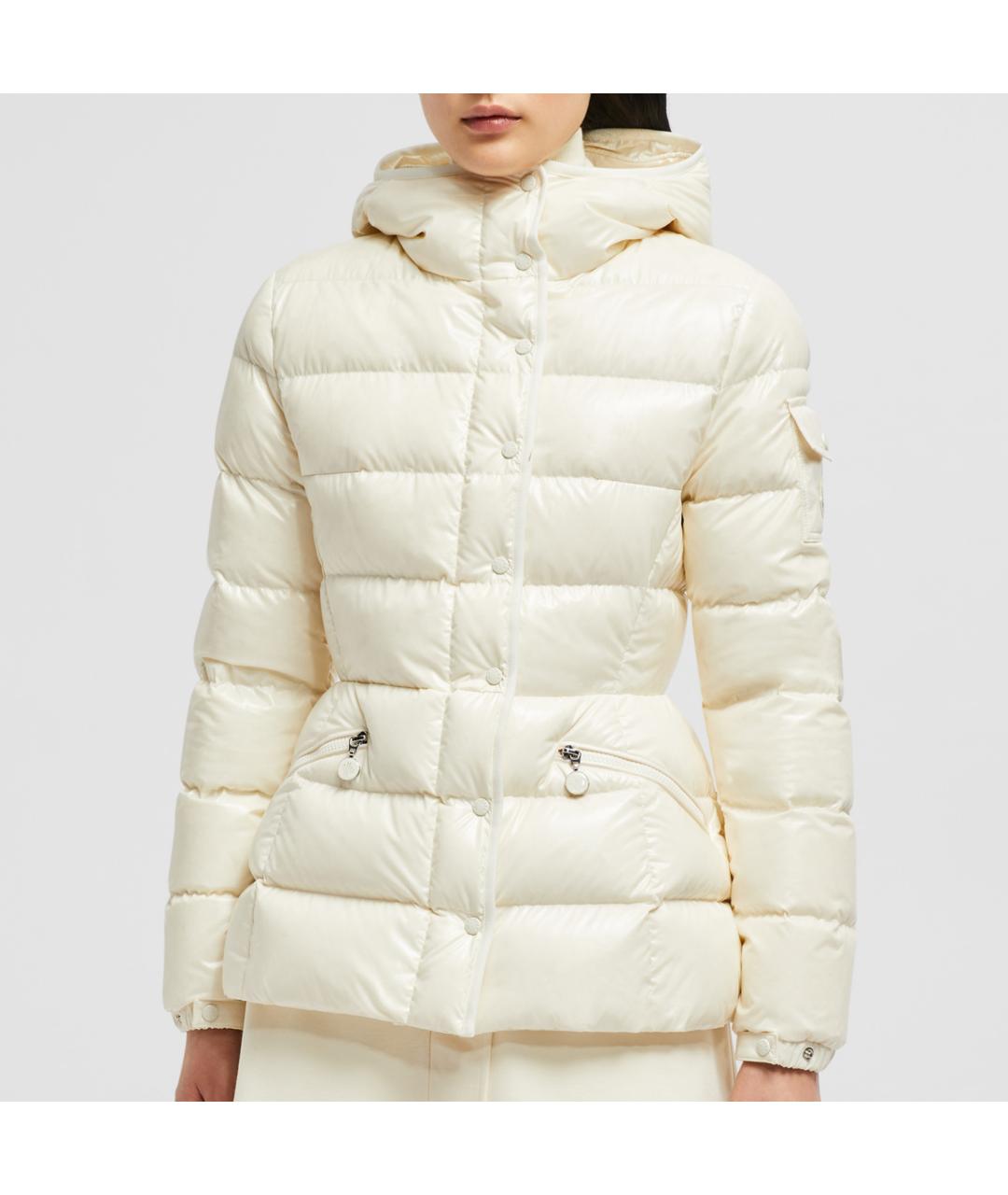 MONCLER Белый пуховик, фото 3