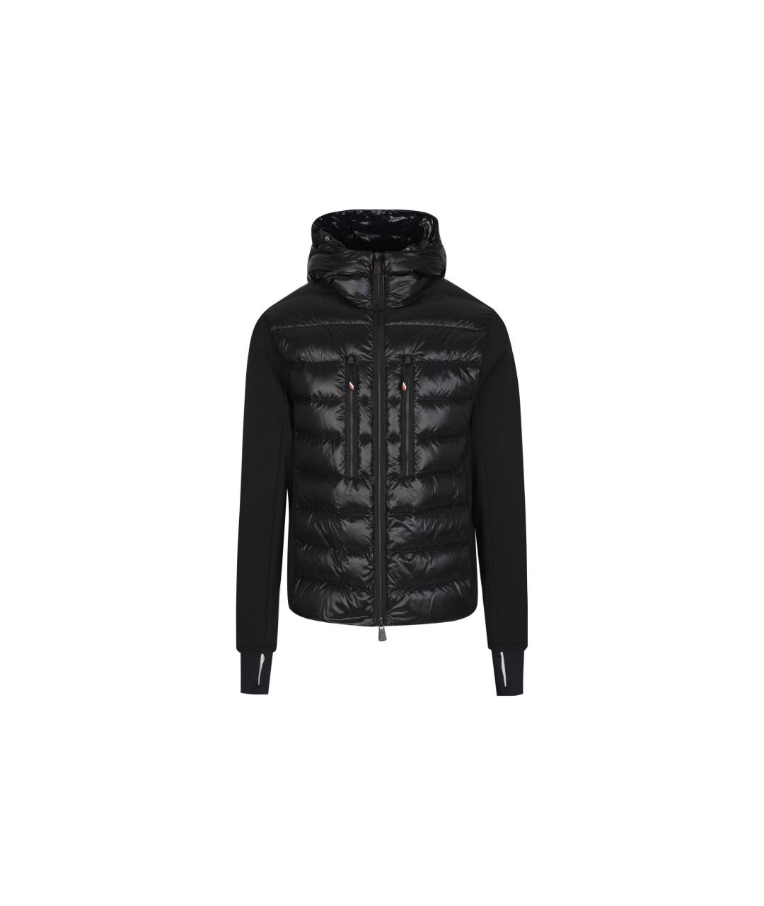 MONCLER Черный пуховик, фото 6