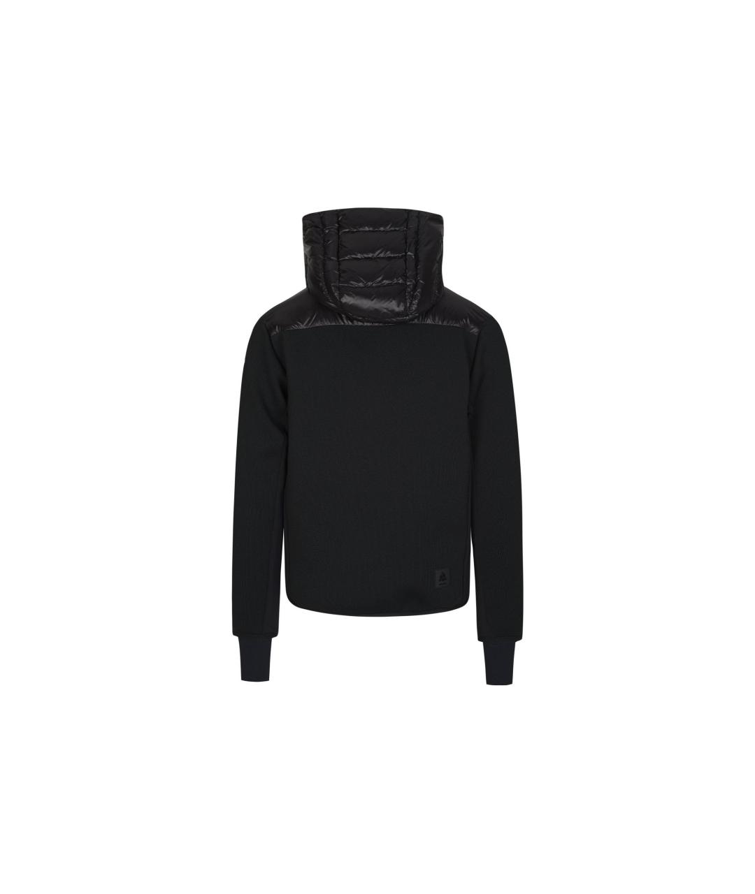 MONCLER Черный пуховик, фото 2