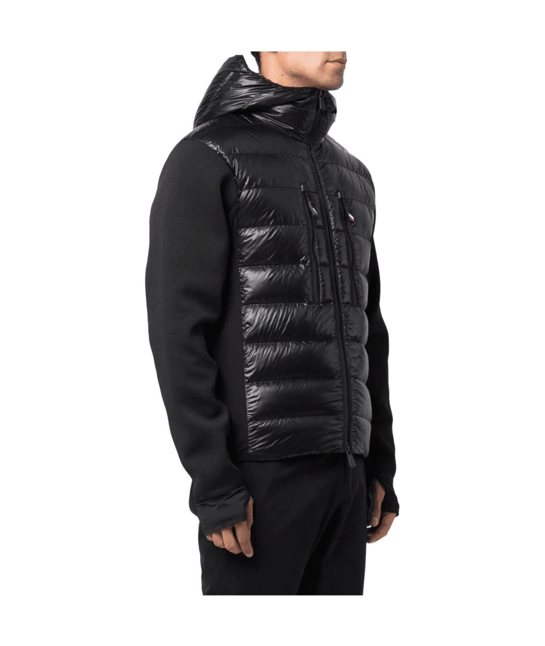 MONCLER Черный пуховик, фото 5