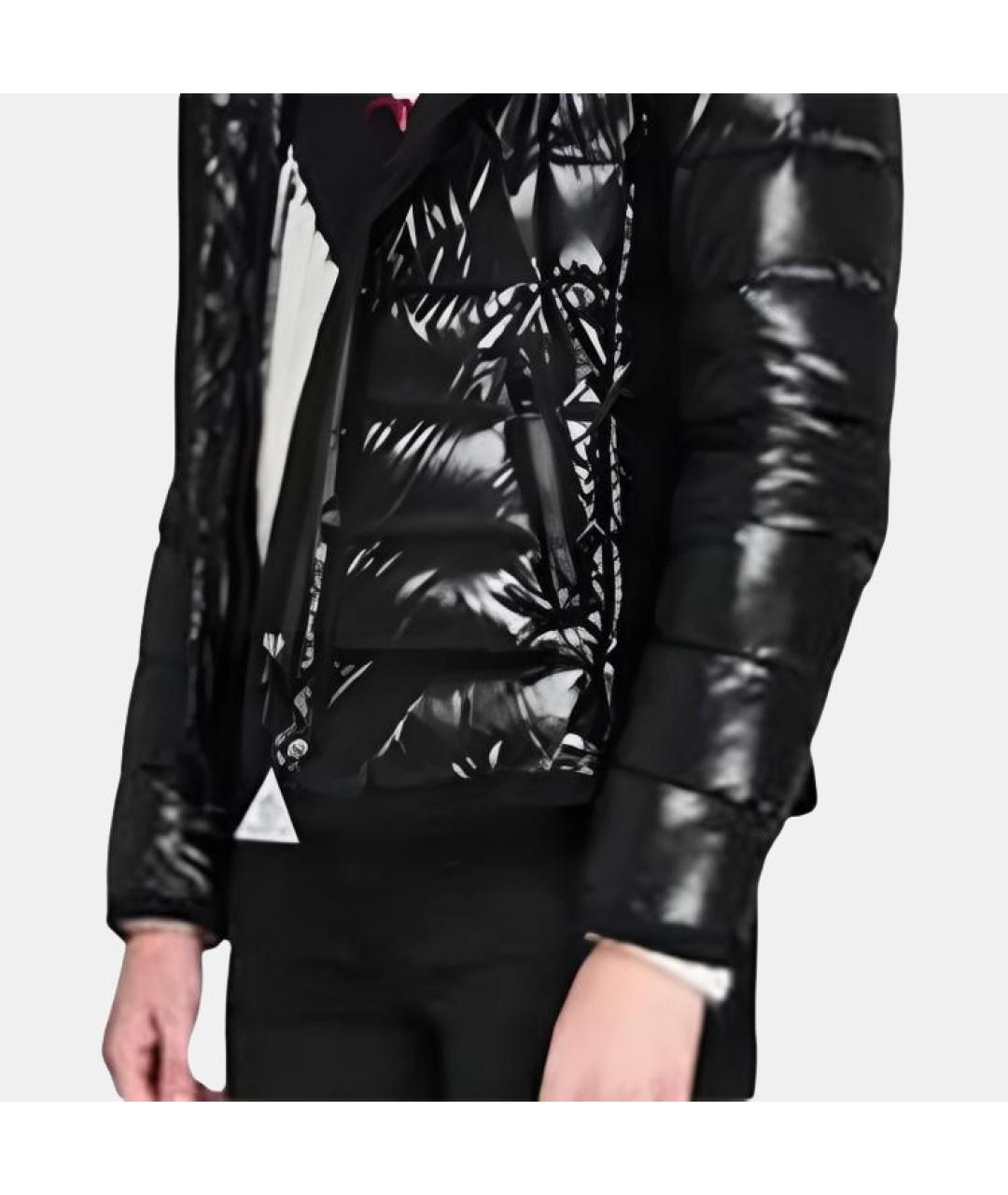 MONCLER Черная полиамидовая куртка, фото 5