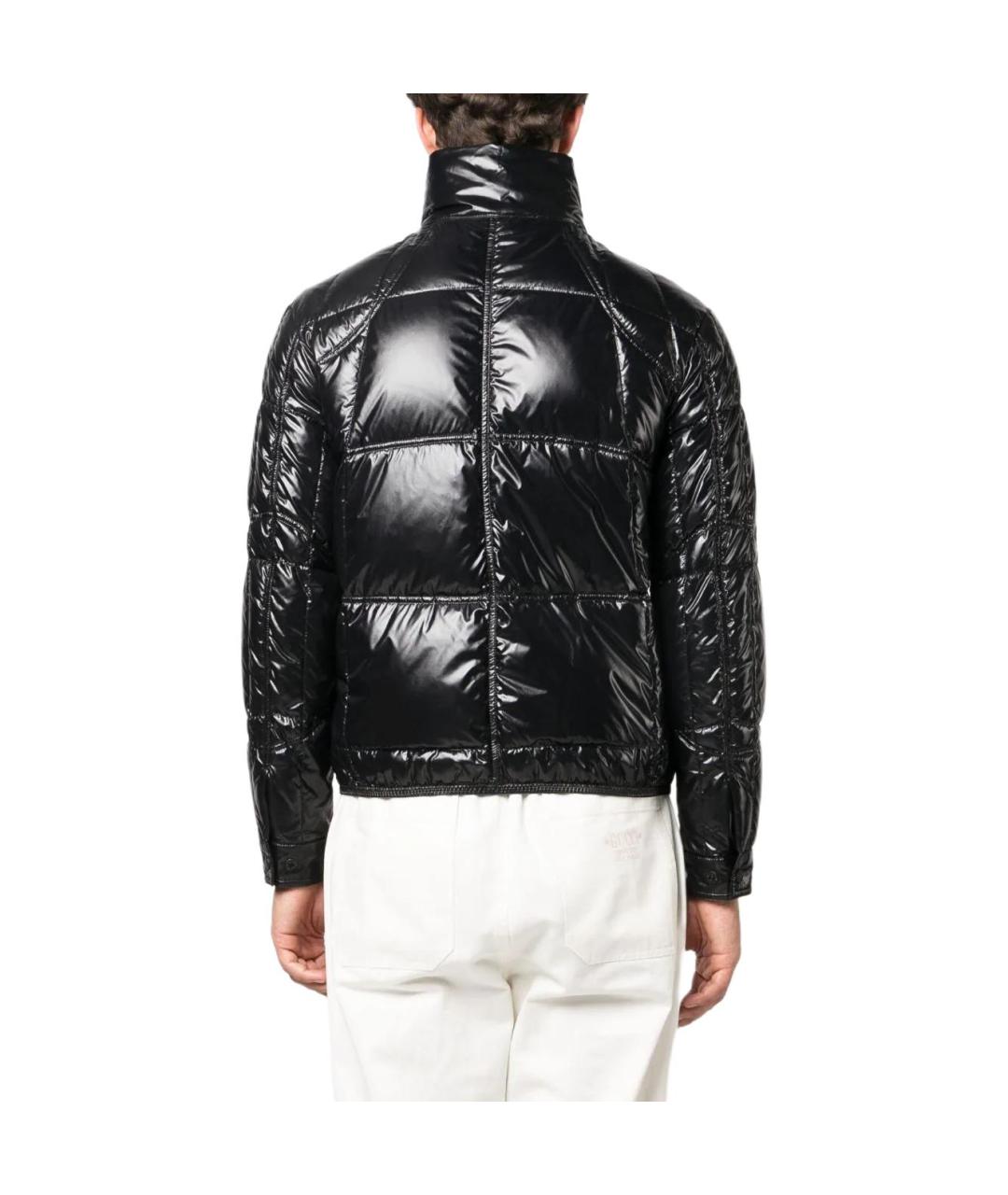 MONCLER Черный пуховик, фото 3