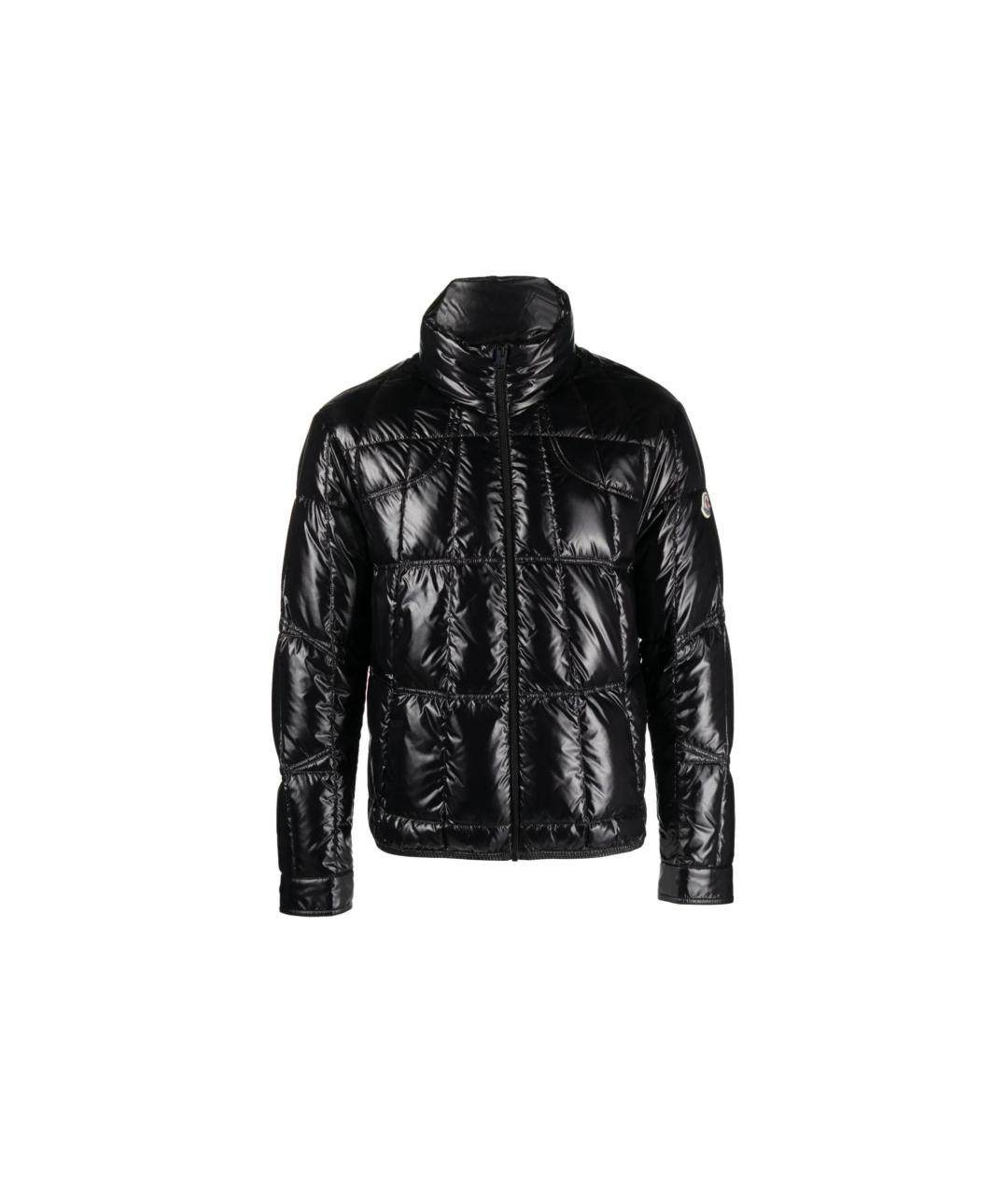 MONCLER Черный пуховик, фото 1