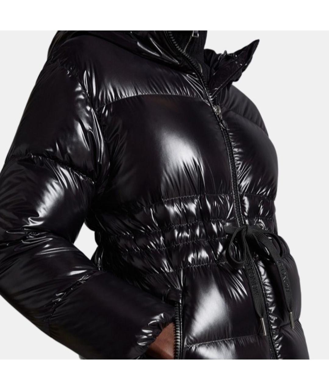 MONCLER Черная полиамидовая куртка, фото 5