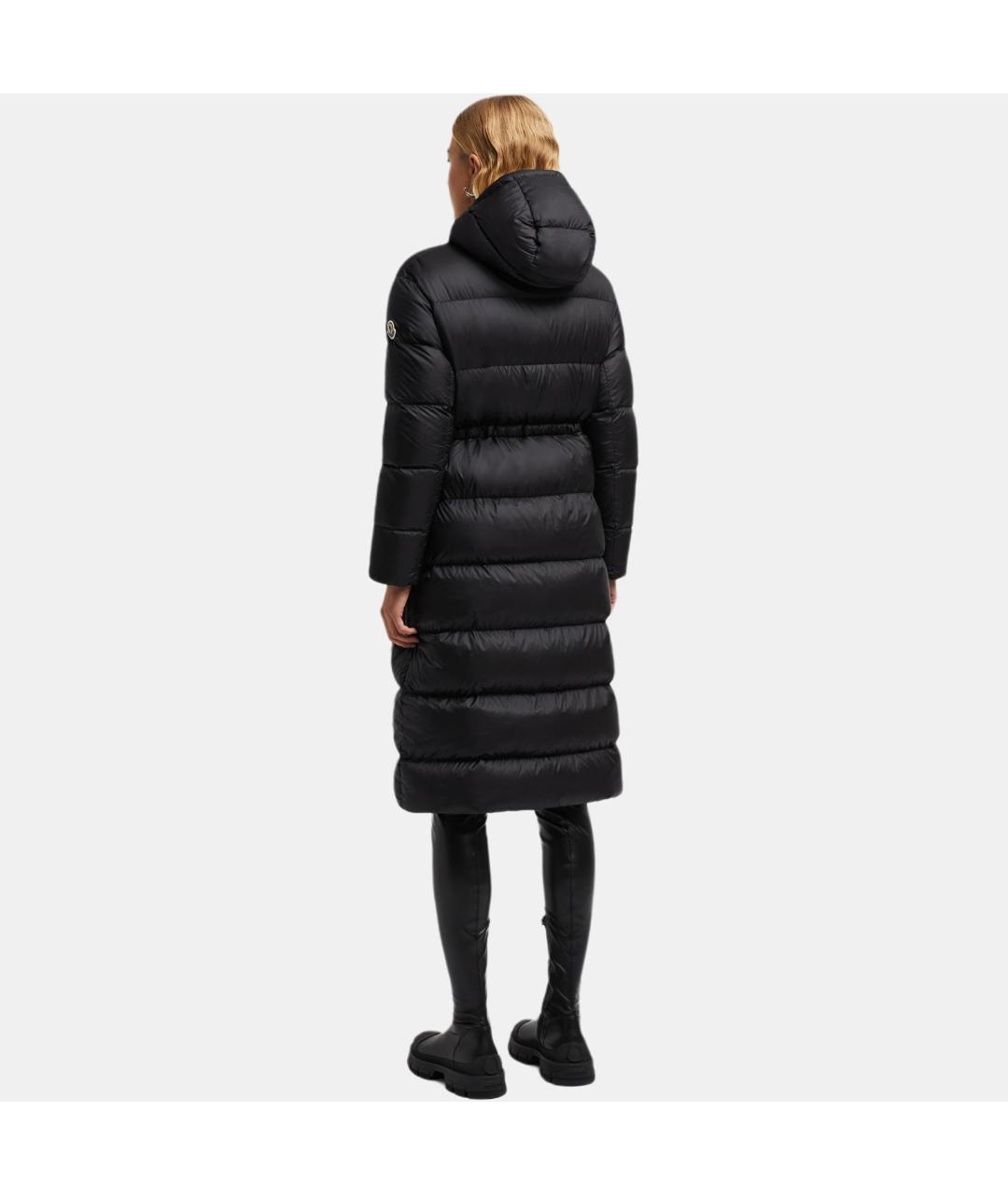 MONCLER Черный пуховик, фото 4
