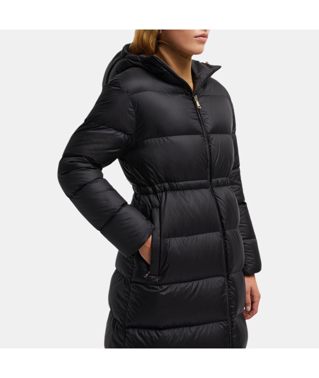 MONCLER Черный пуховик, фото 2