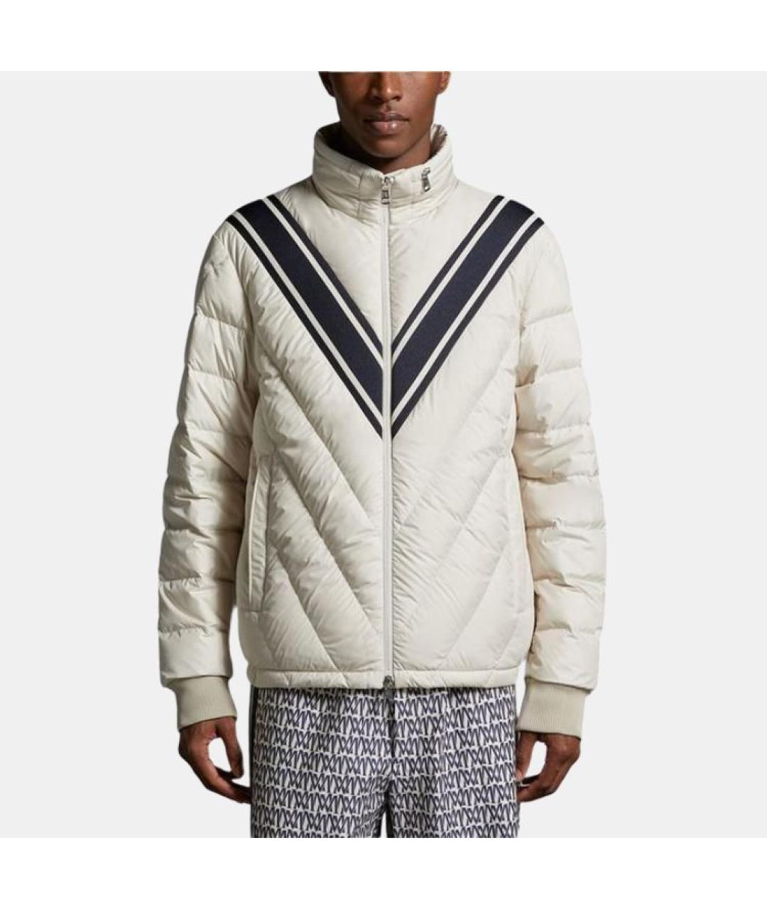 MONCLER Бежевый пуховик, фото 2