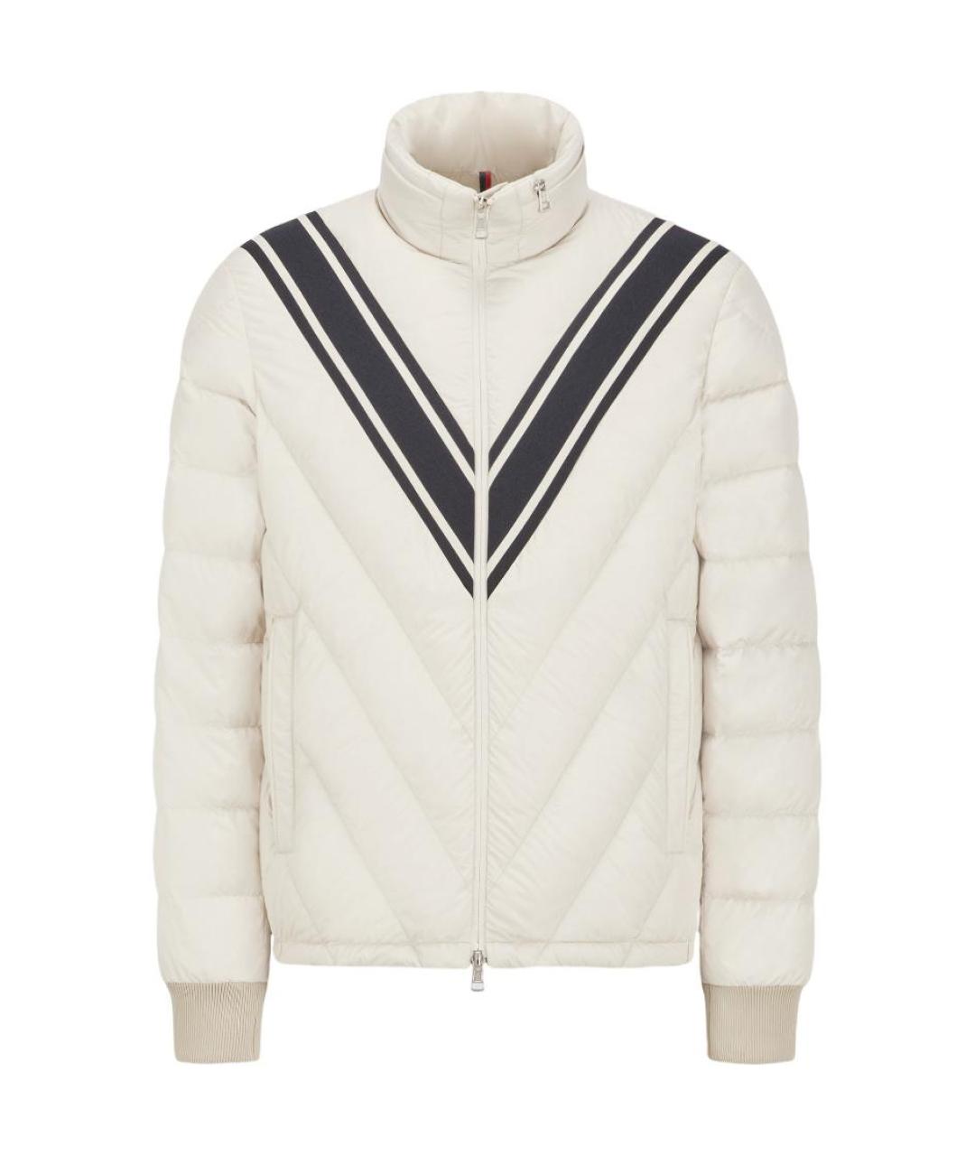 MONCLER Бежевый пуховик, фото 1