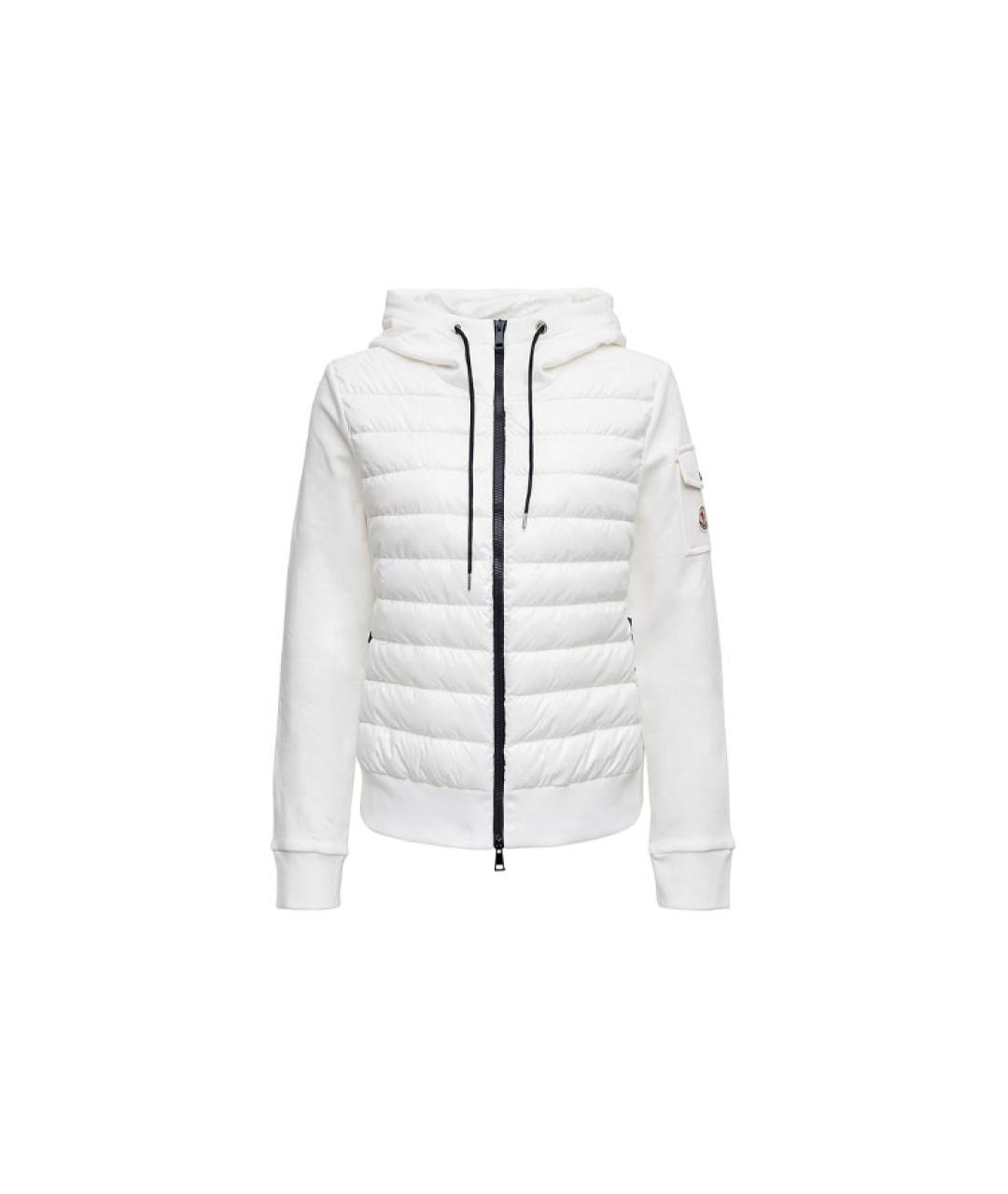 MONCLER Белый пуховик, фото 4
