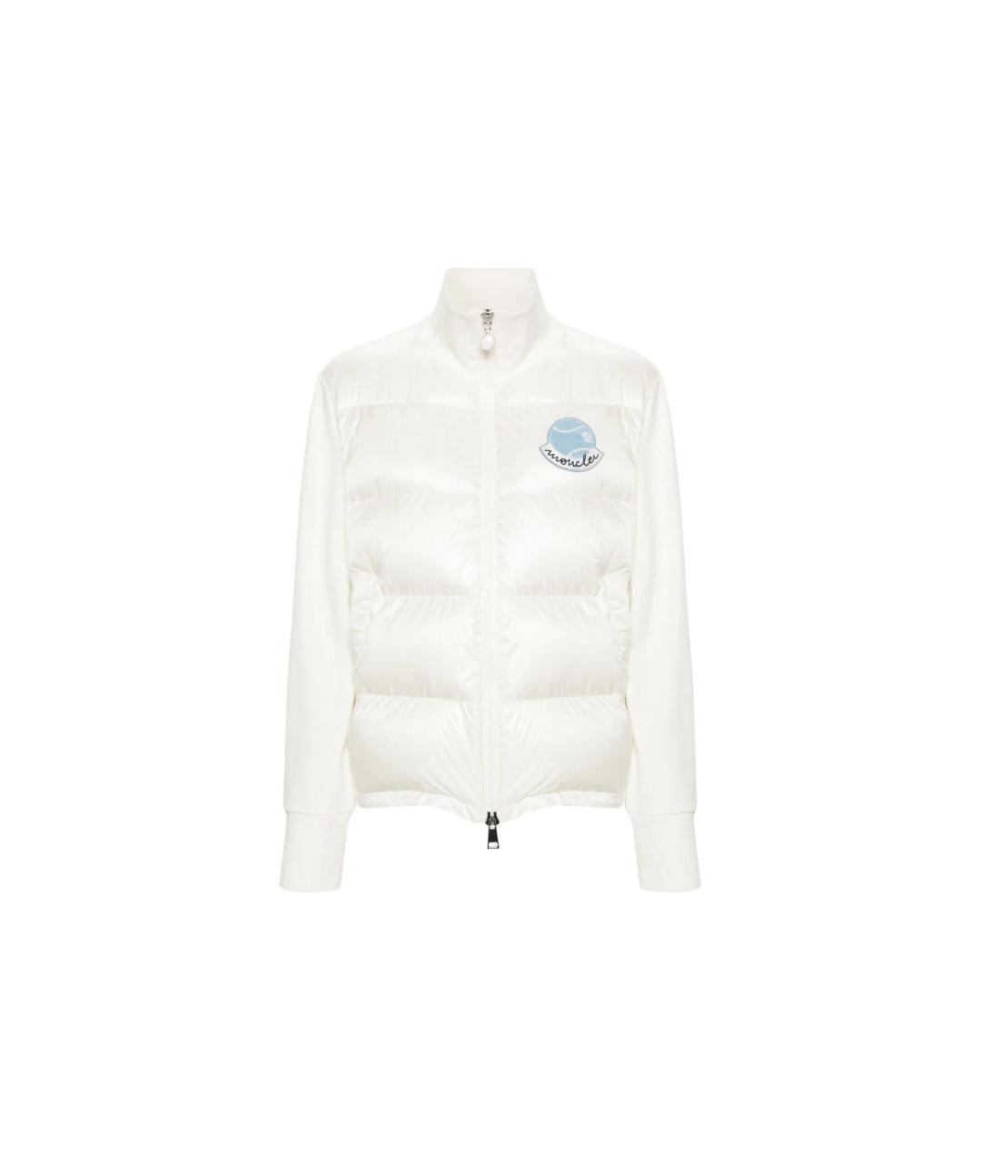 MONCLER Белый пуховик, фото 6