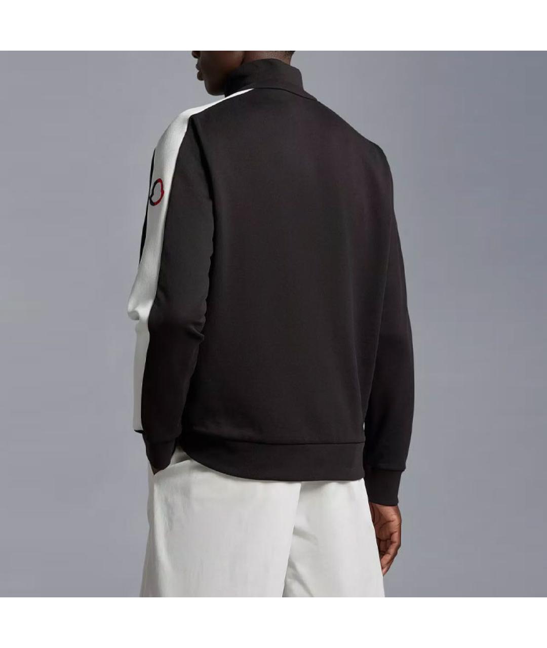 MONCLER Черный пуховик, фото 4