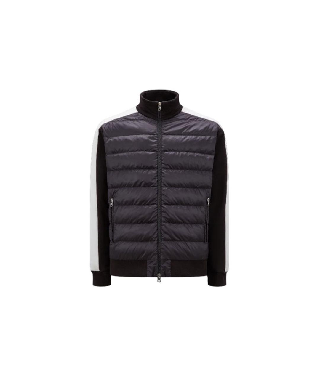 MONCLER Черный пуховик, фото 5
