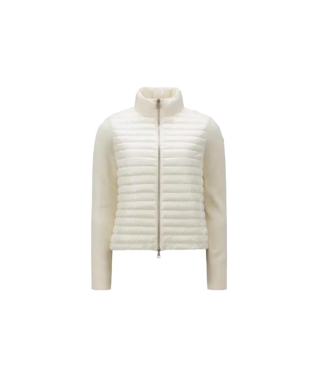 MONCLER Белый пуховик, фото 6