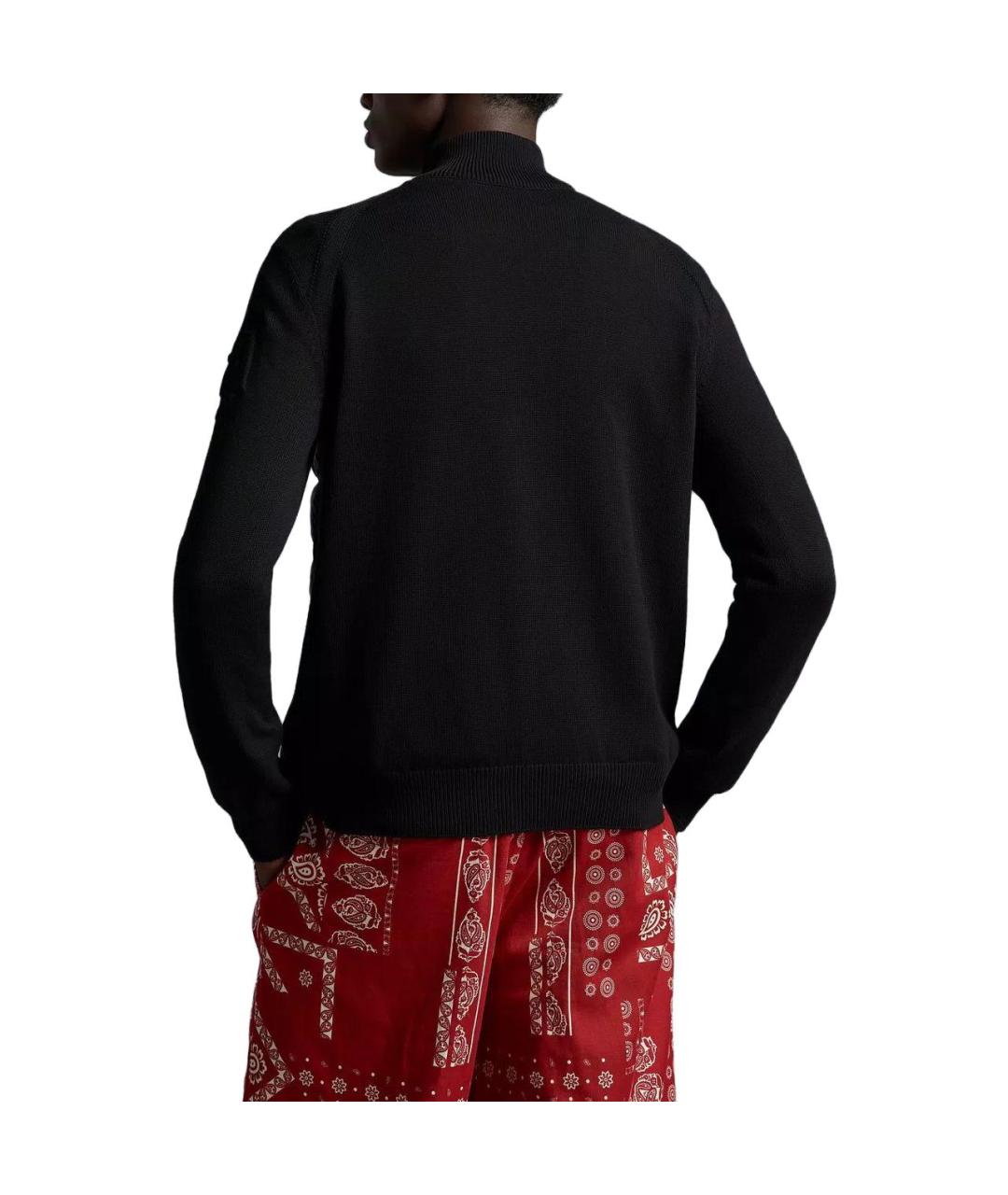 MONCLER Черный пуховик, фото 3