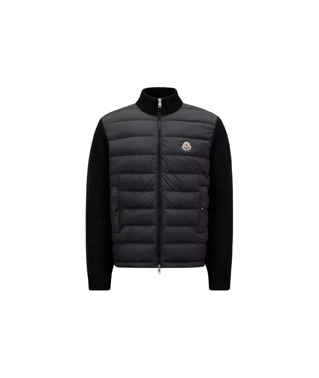 MONCLER Черный пуховик, фото 6