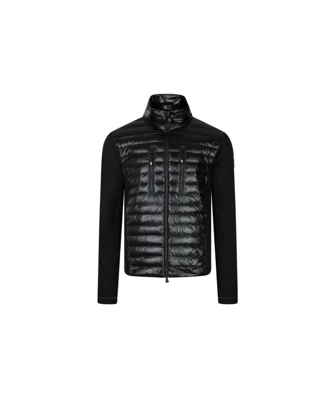 MONCLER Черный пуховик, фото 6