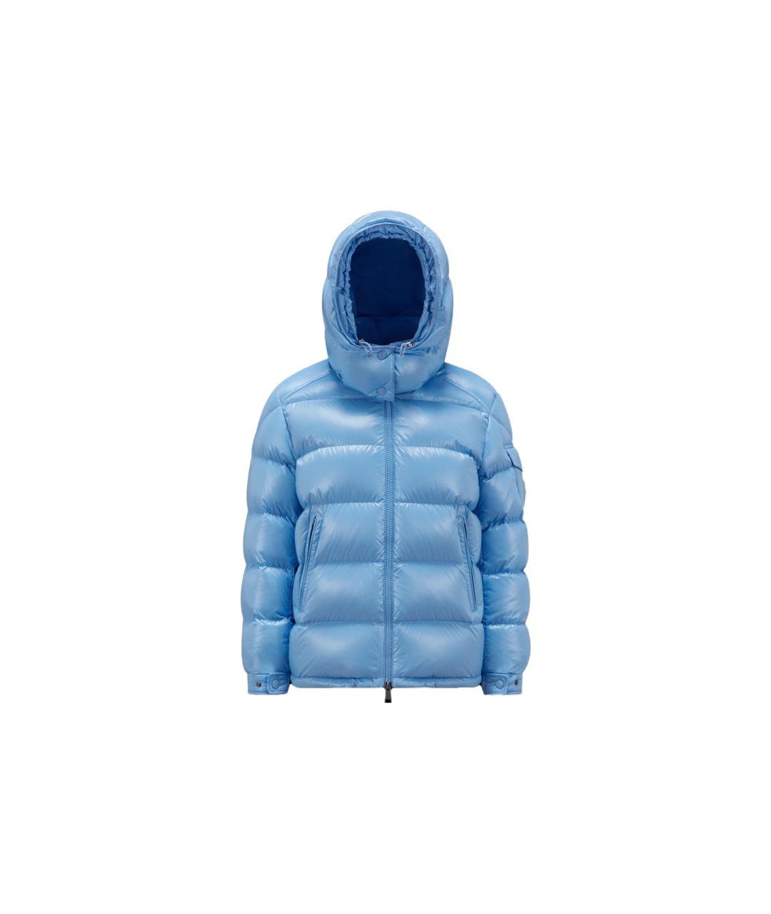 MONCLER Синий пуховик, фото 1