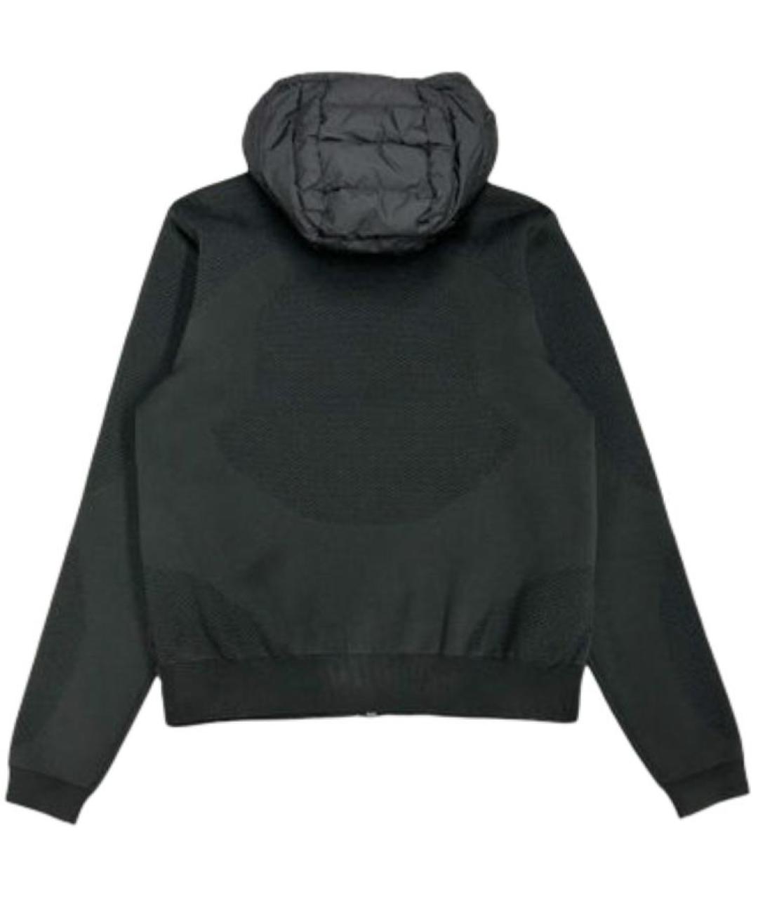 MONCLER Черный пуховик, фото 2