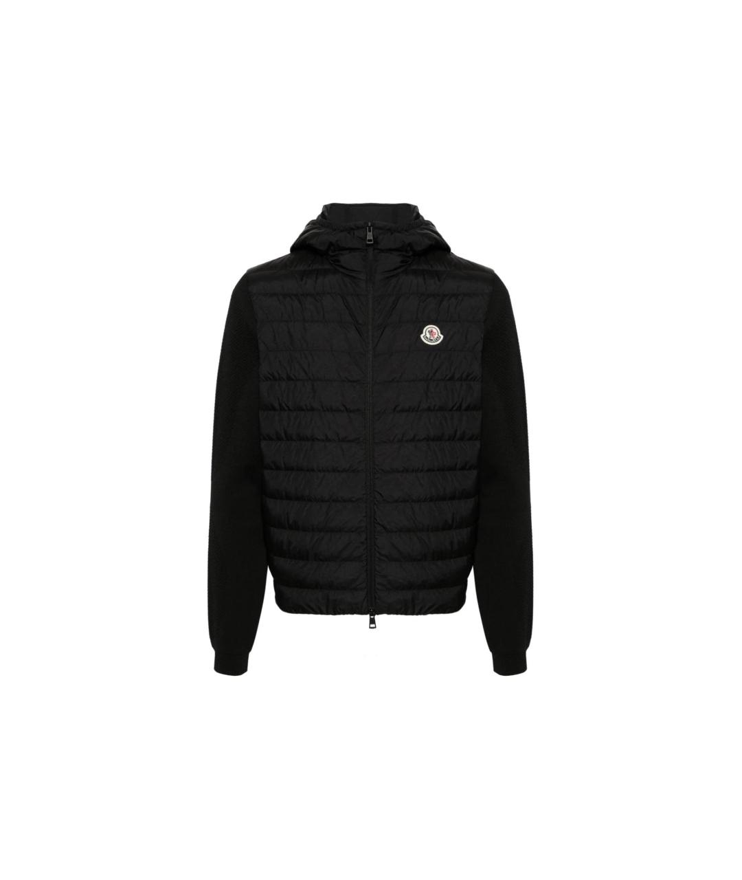 MONCLER Черный пуховик, фото 6