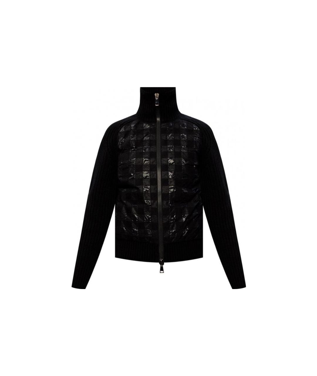 MONCLER Черный пуховик, фото 5