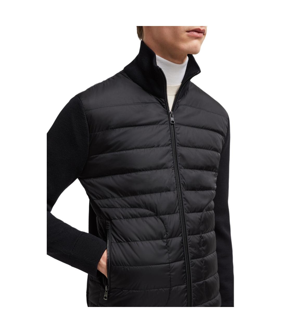 MONCLER Черный пуховик, фото 6