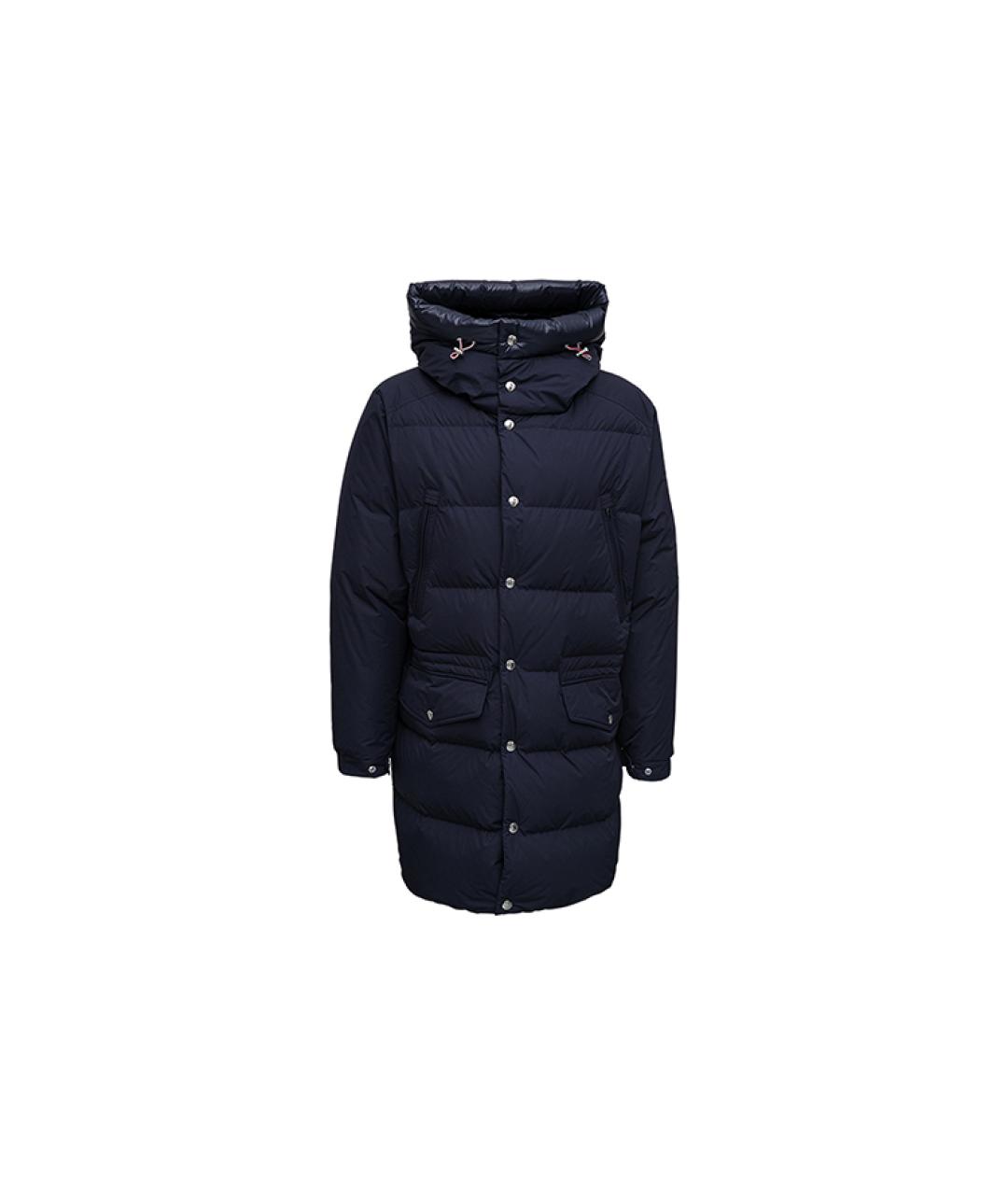 MONCLER Синий пуховик, фото 1