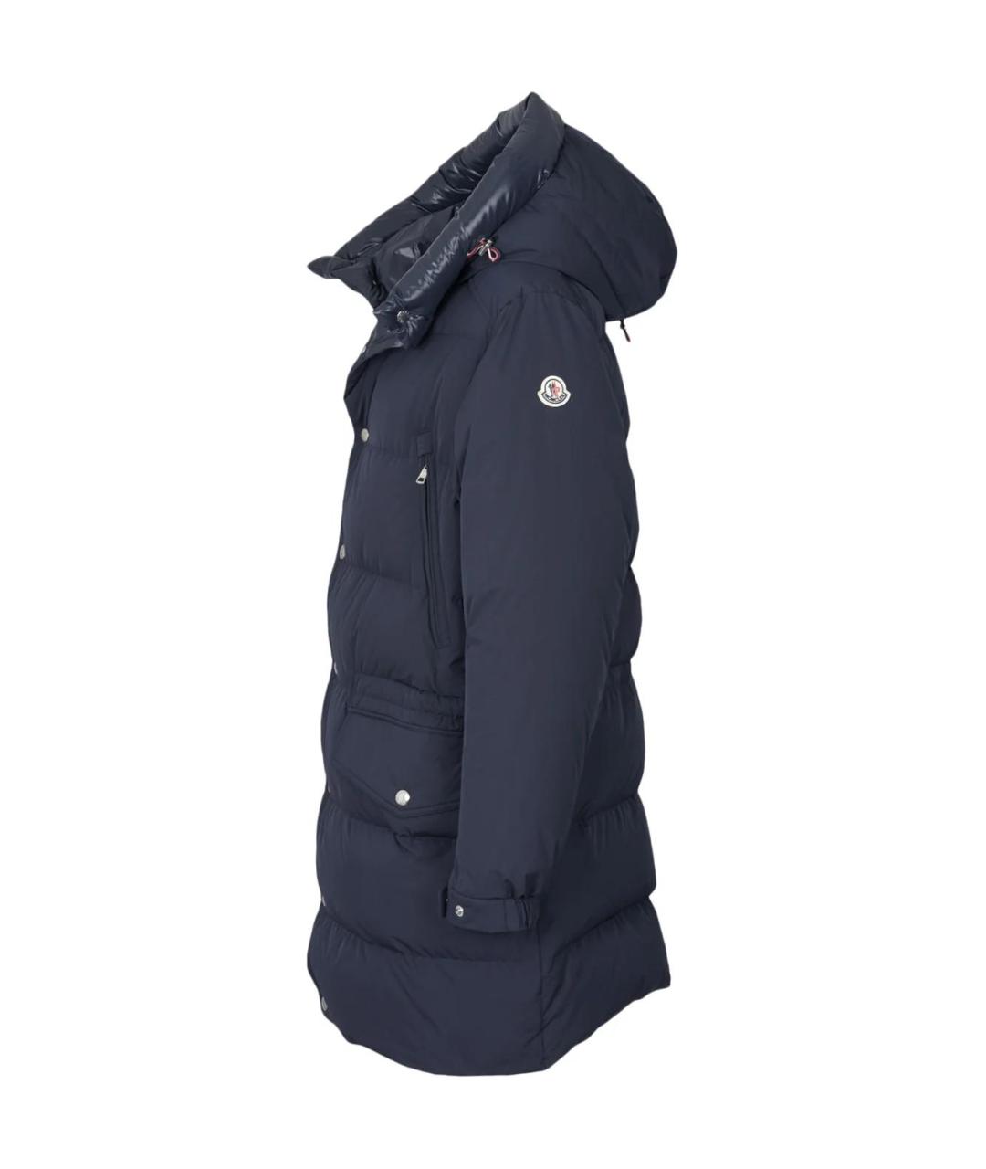 MONCLER Синий пуховик, фото 2