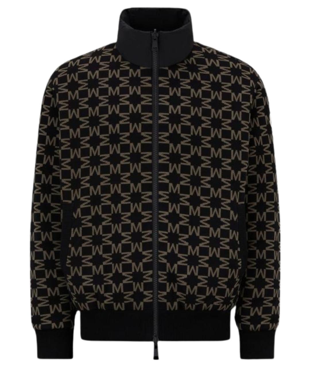 MONCLER Черный пуховик, фото 1