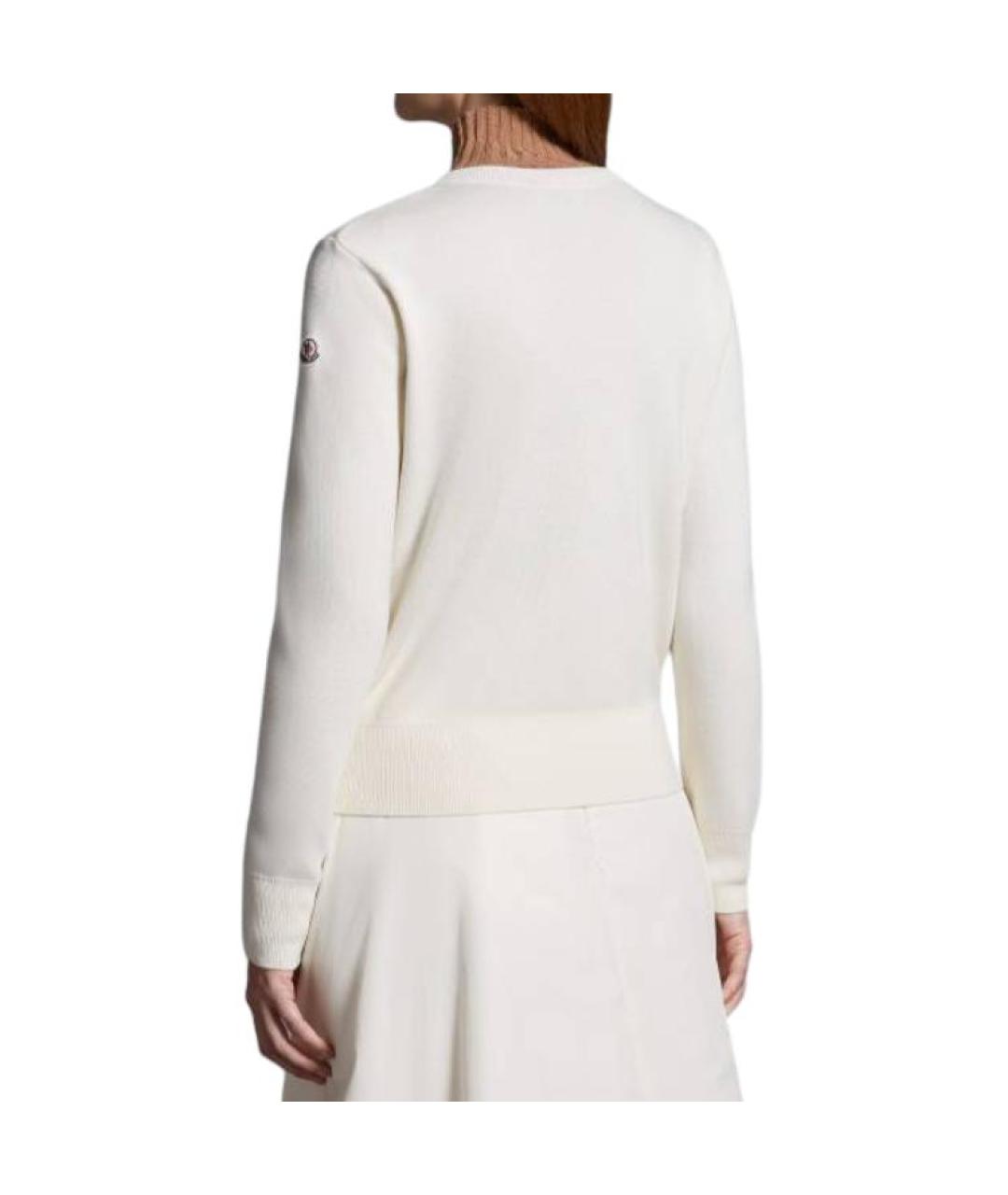 MONCLER Белый пуховик, фото 5