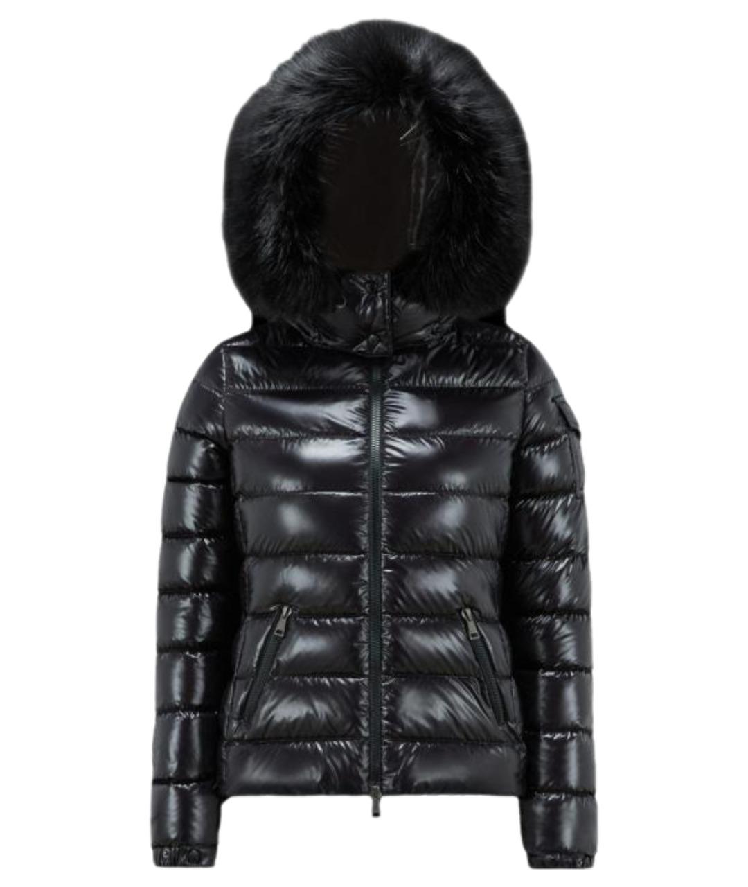 MONCLER Черный пуховик, фото 1