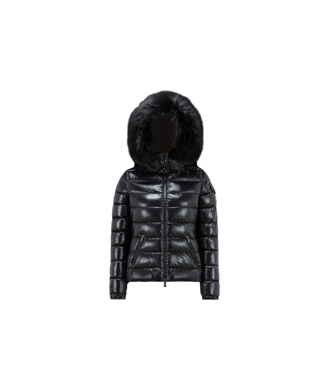 MONCLER Черный пуховик, фото 3